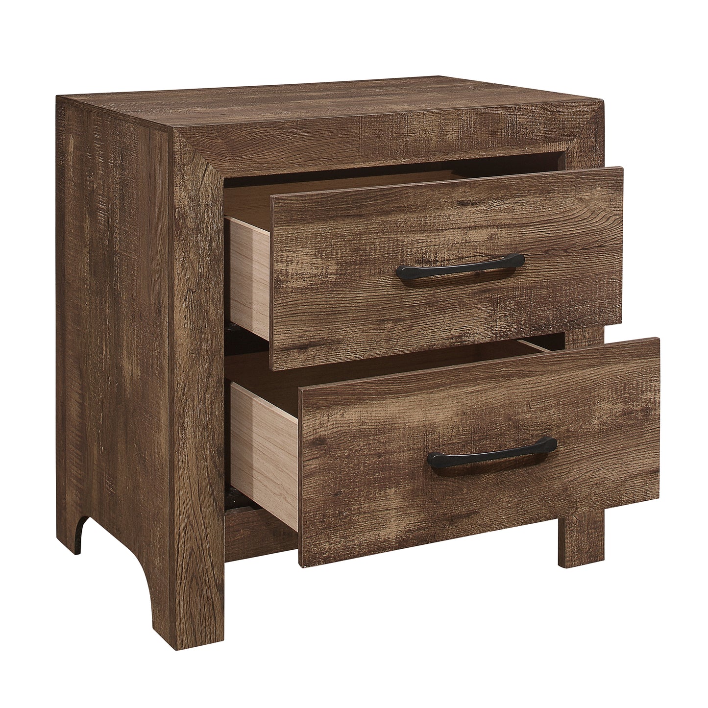 Homelegance Nightstand Corbin Rustic Brown Finish 1534-4