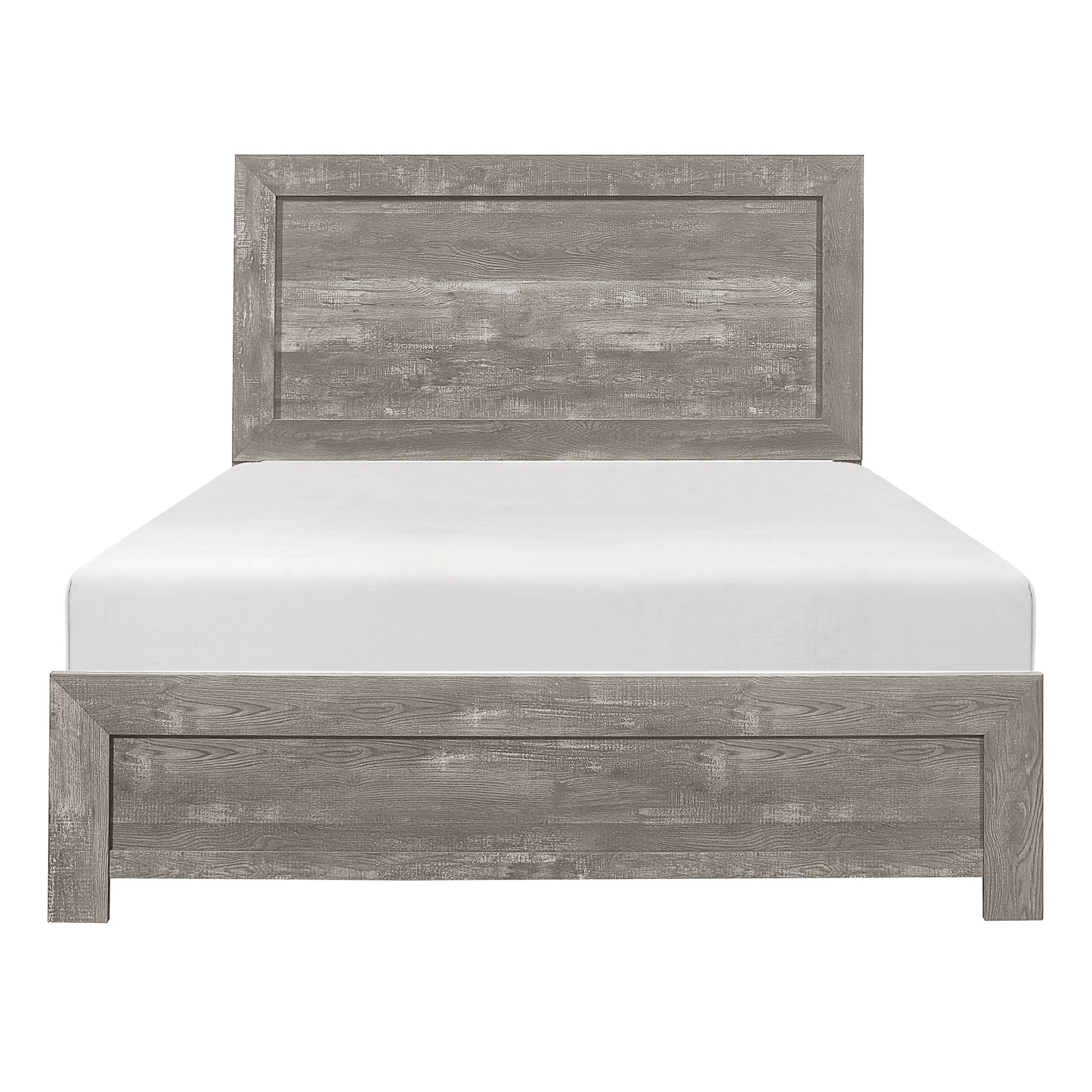 Homelegance Queen Bed Corbin Gray Finish Modern Rustic Style 1534GY-1