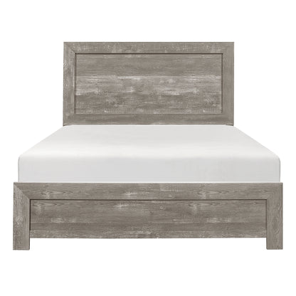 Homelegance Queen Bed Corbin Gray Finish Modern Rustic Style 1534GY-1