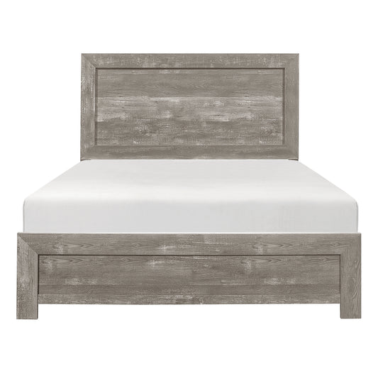 Homelegance Queen Bed Corbin Gray Finish Modern Rustic Style 1534GY-1