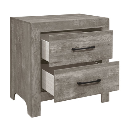 Homelegance Nightstand Corbin Gray Finish 1534GY-4