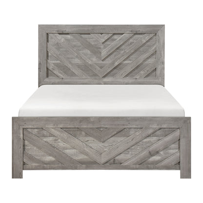 Homelegance Queen Bed in Napleton Gray Finish 1534NPGY-1