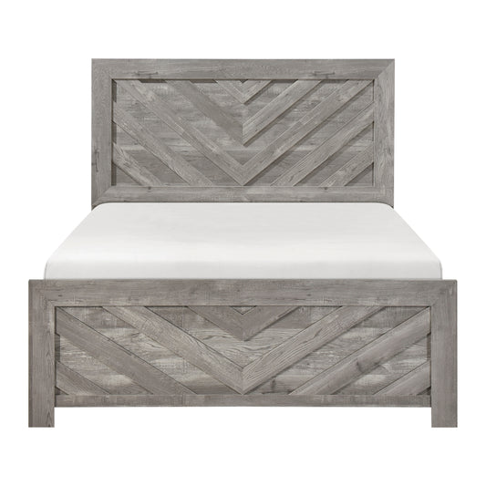 Homelegance Queen Bed in Napleton Gray Finish 1534NPGY-1
