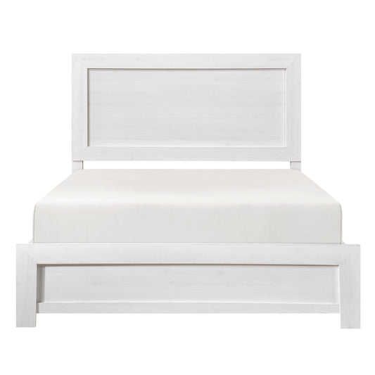 Homelegance Queen Bed Corbin White Finish Modern Rustic Charm 1534WH-1