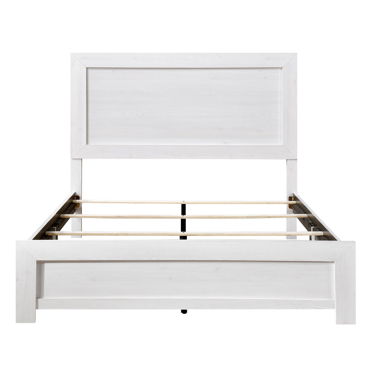 Homelegance Queen Bed Corbin White Finish Modern Rustic Charm 1534WH-1