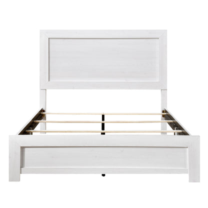 Homelegance Queen Bed Corbin White Finish Modern Rustic Charm 1534WH-1