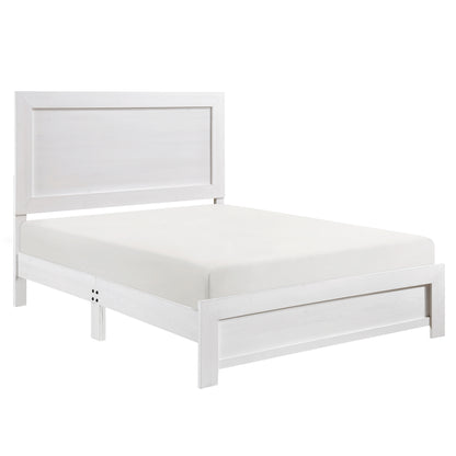 Homelegance Queen Bed Corbin White Finish Modern Rustic Charm 1534WH-1