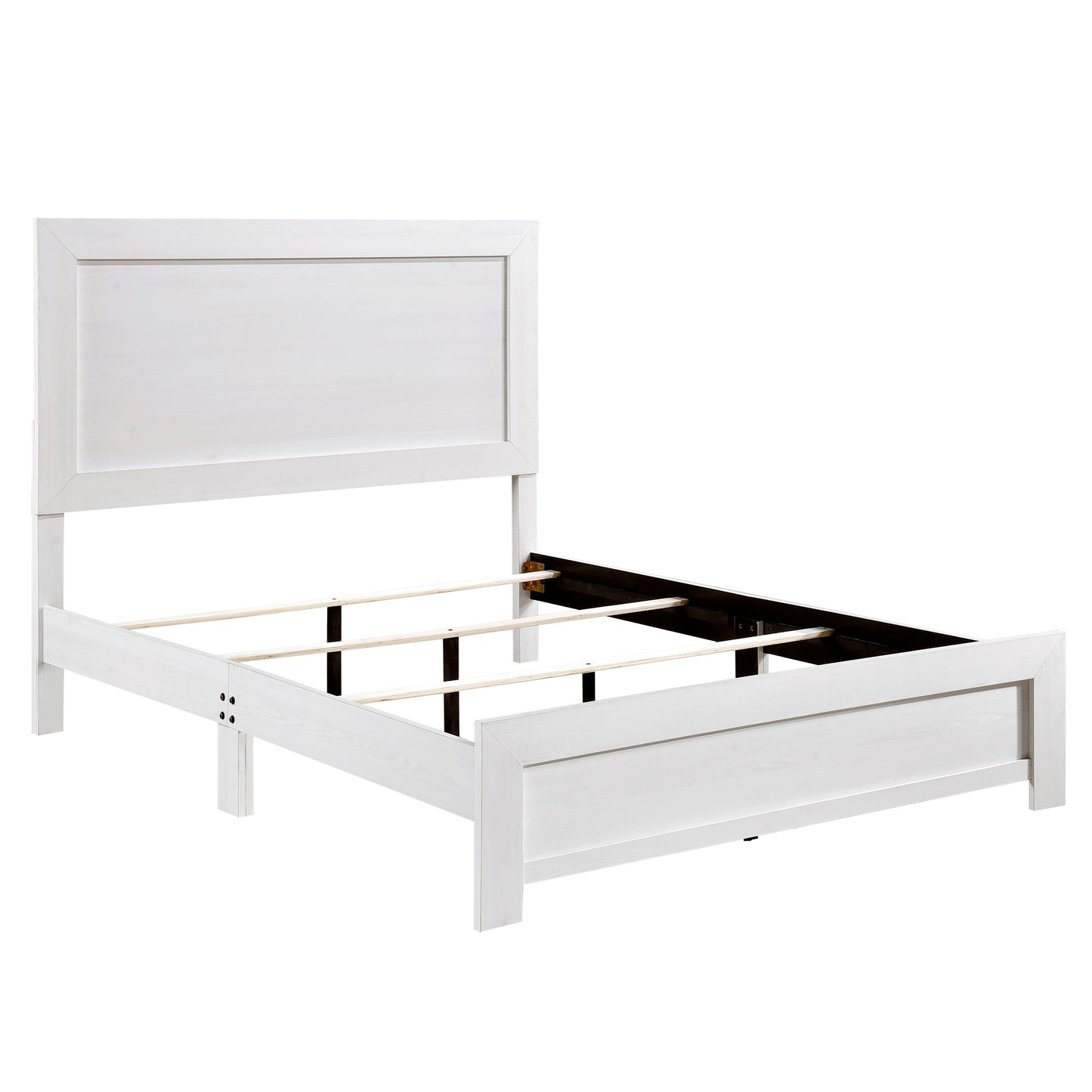Homelegance Queen Bed Corbin White Finish Modern Rustic Charm 1534WH-1