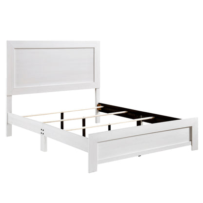 Homelegance Queen Bed Corbin White Finish Modern Rustic Charm 1534WH-1