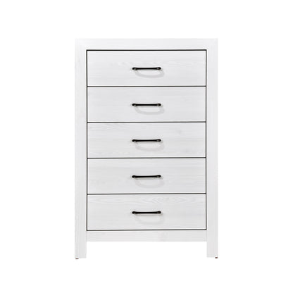 Homelegance Corbin Chest White Finish Modern Rustic Charm 1534WH-9
