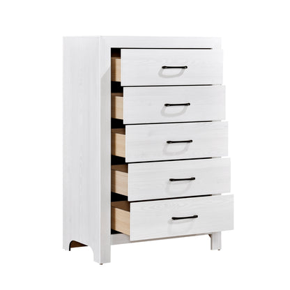 Homelegance Corbin Chest White Finish Modern Rustic Charm 1534WH-9