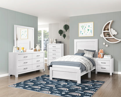 Homelegance Corbin Nightstand White Finish 1534WH-4