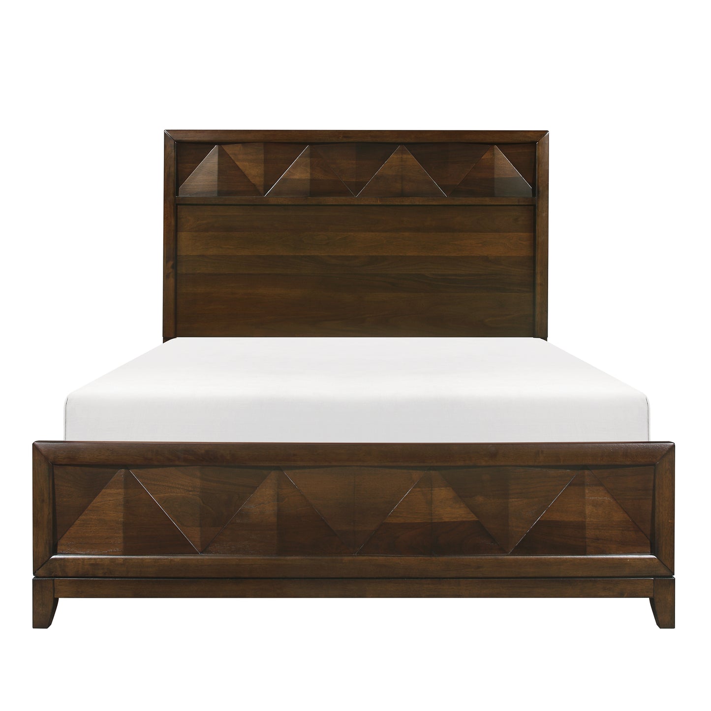 Homelegance Queen Bed Aziel Walnut Finish 1535-1