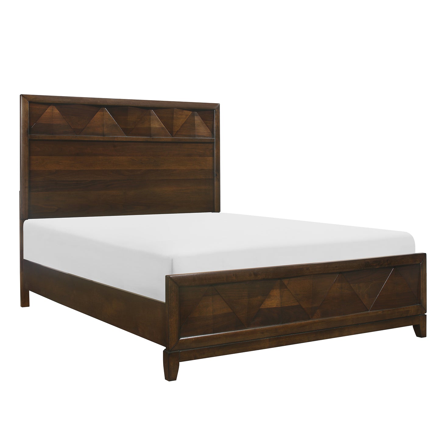 Homelegance Queen Bed Aziel Walnut Finish 1535-1