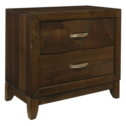 Homelegance Nightstand Aziel Walnut Finish 1535-4