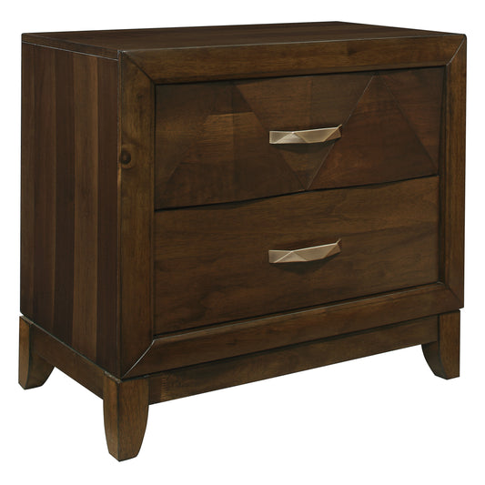 Homelegance Nightstand Aziel Walnut Finish 1535-4