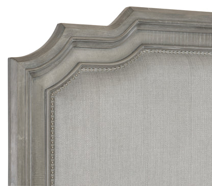 Homelegance Queen Bed Driftwood Gray Upholstery Colchester 1546-1