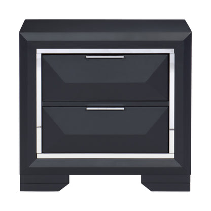 Homelegance Nightstand Rosemont Midnight Blue Finish 1553-4