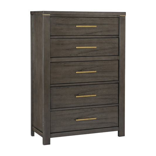 Homelegance Chest Scarlett Brownish Gray with Gold Accents 1555-9