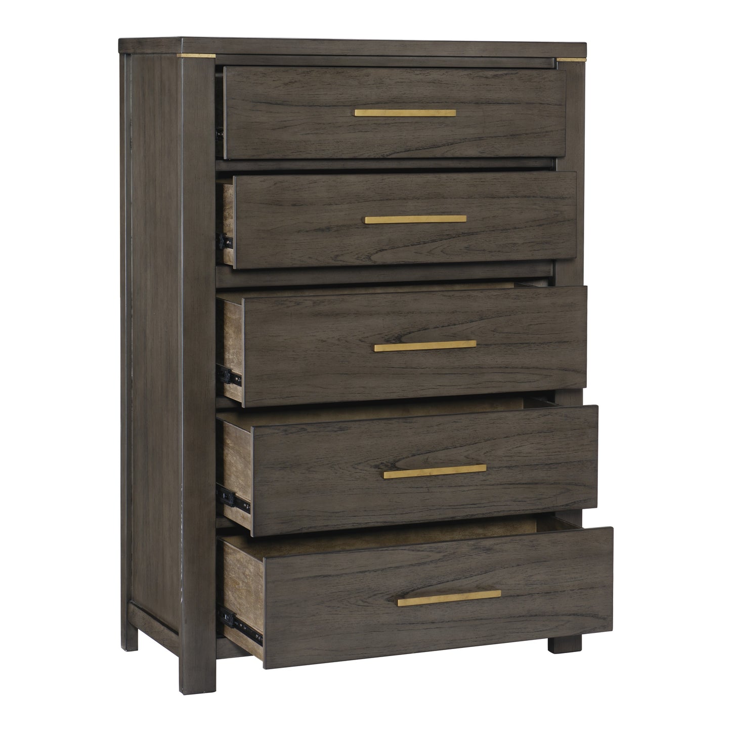 Homelegance Chest Scarlett Brownish Gray with Gold Accents 1555-9