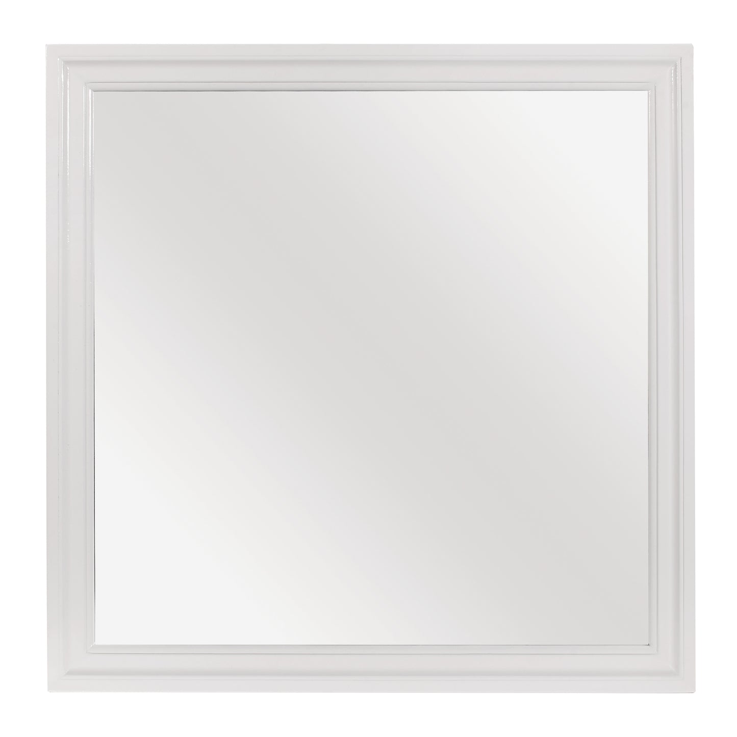 Homelegance Dresser Mirror Lana White Finish Elegant Design 1556W-6