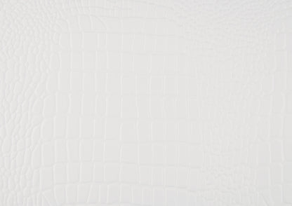 Homelegance Dresser Lana White Finish with Crystal Knobs and Alligator Texture 1556W-5