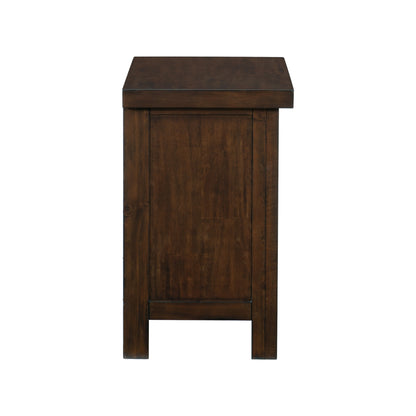 Homelegance Nightstand Logandale Brown Finish Elegant Bedroom Furniture 1559-4
