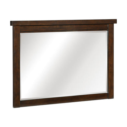 Homelegance Logandale Dresser Mirror in Rich Brown Finish 1559-6