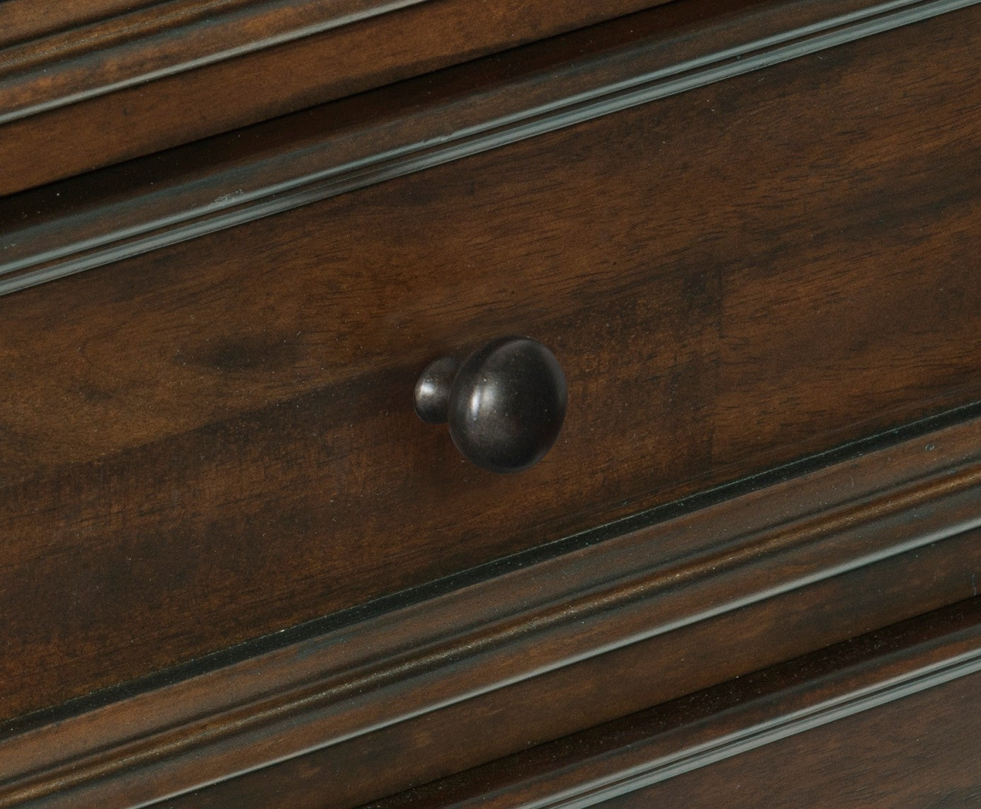 Homelegance Chest Logandale Brown Finish with Dovetail Drawers and Bronze Knobs 1559-9
