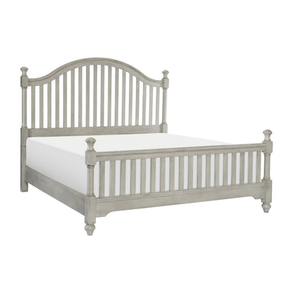 Homelegance Queen Bed Mossbrook Light Gray Finish 1568-1