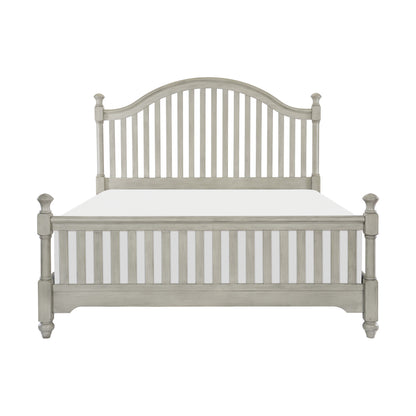 Homelegance Queen Bed Mossbrook Light Gray Finish 1568-1