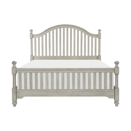 Homelegance Queen Bed Mossbrook Light Gray Finish 1568-1