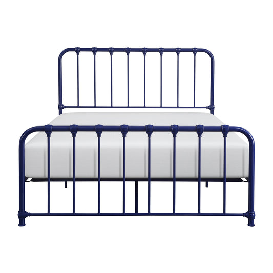Homelegance Queen Bed Bethany Blue Finish 1571BU-1