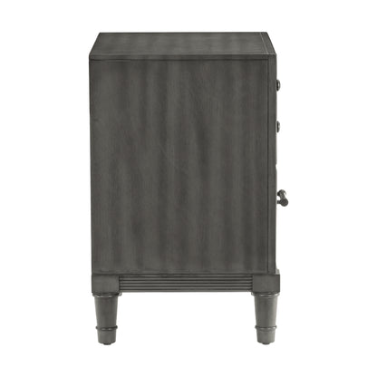 Homelegance Nightstand Wittenberry Gray Finish Elegant Design 1573-4