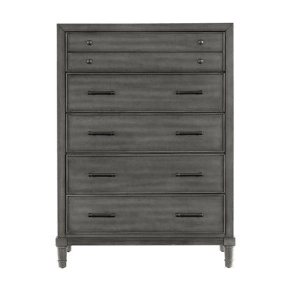 Homelegance Chest Wittenberry Gray Finish with Bronze Accents 1573-9