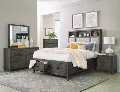 Homelegance Chest Wittenberry Gray Finish with Bronze Accents 1573-9