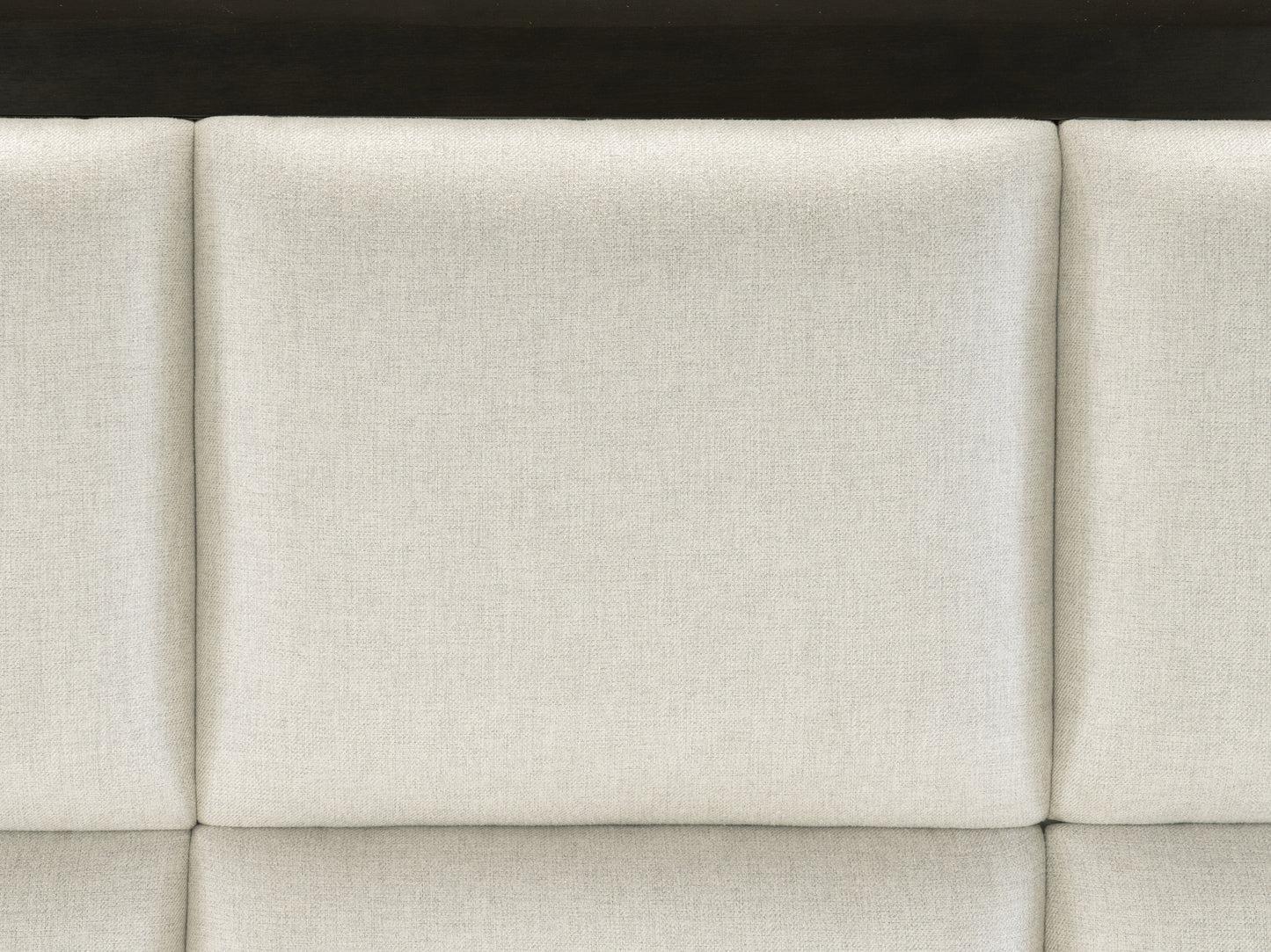 Homelegance Queen Bed Hodgin Dark Charcoal Finish with Beige Headboard 1575-1
