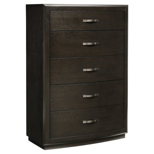 Homelegance Chest Dark Charcoal Hodgin Chest of Drawers 1575-9