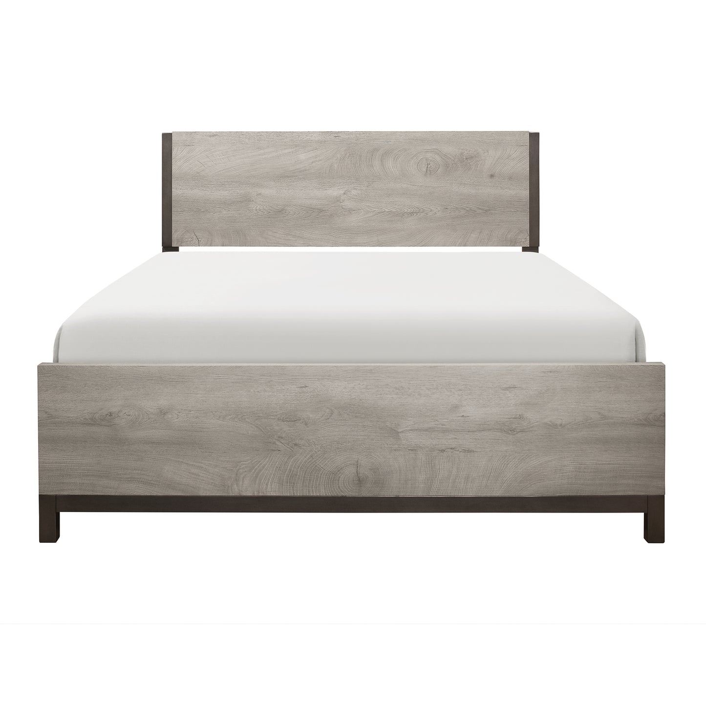 Homelegance Queen Bed Zephyr Gray Finish Elegant Design 1577-1