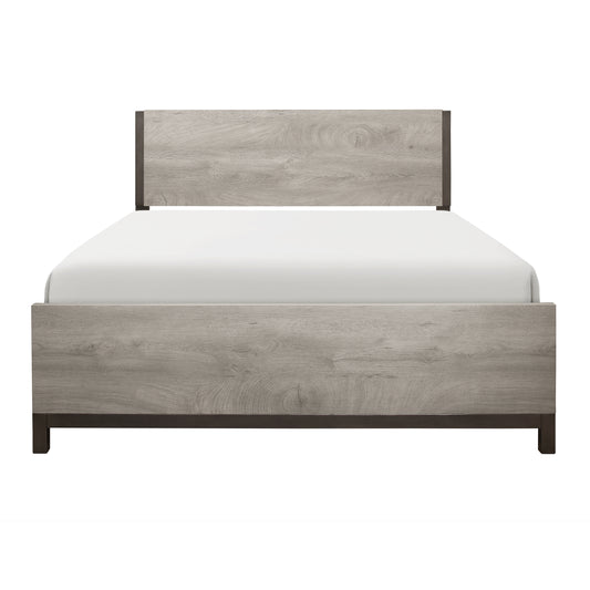 Homelegance Queen Bed Zephyr Gray Finish Elegant Design 1577-1