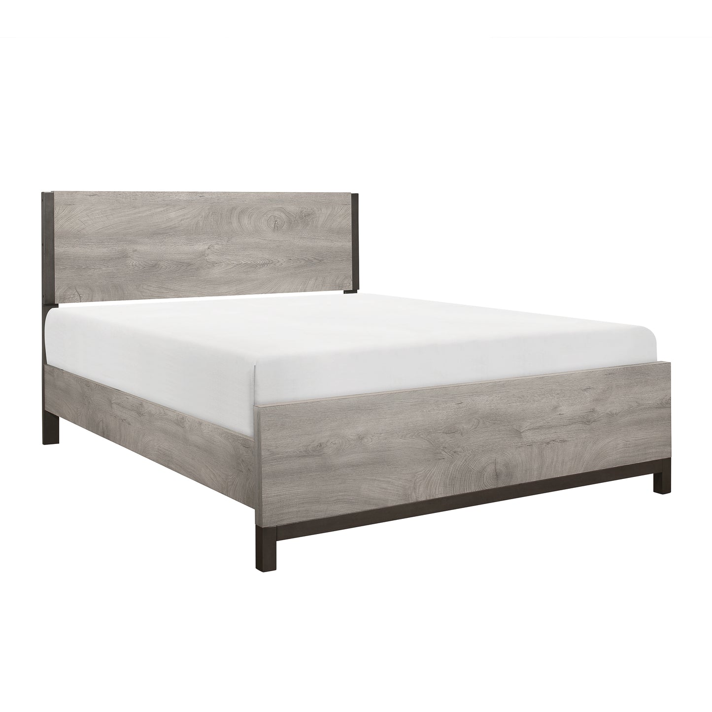 Homelegance Queen Bed Zephyr Gray Finish Elegant Design 1577-1