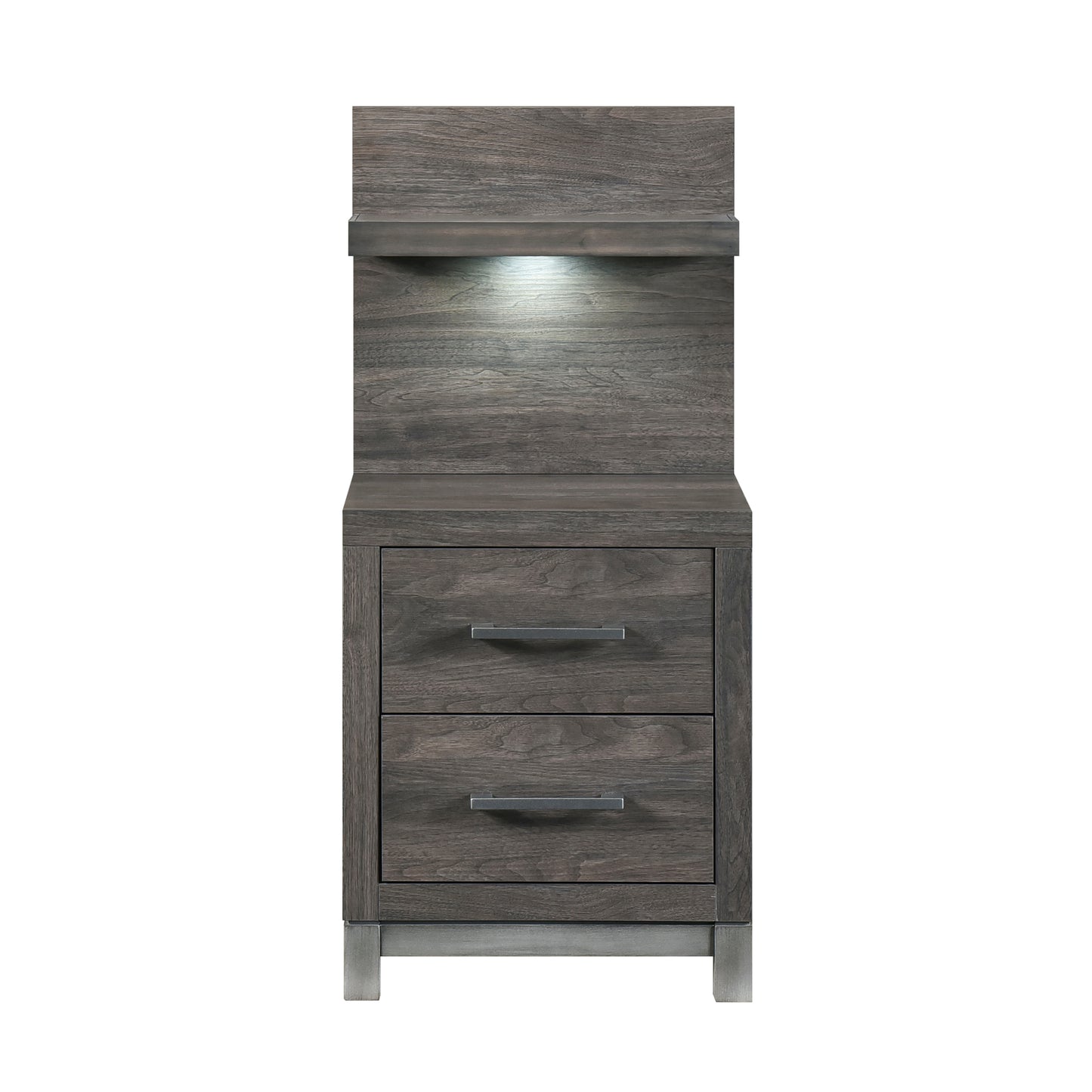 Homelegance Nightstand in Rich Wall Panel Finish 1577DG-4P