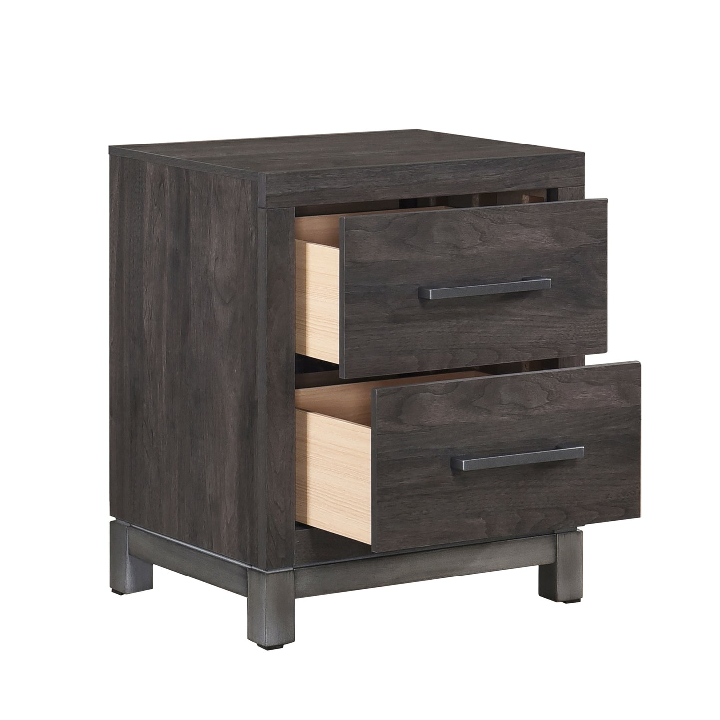 Homelegance Nightstand in Deryn Gray Finish 1577DG-4
