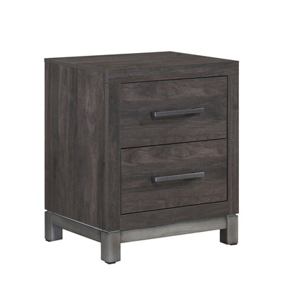 Homelegance Nightstand in Deryn Gray Finish 1577DG-4