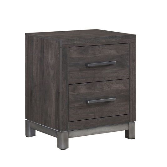 Homelegance Nightstand in Deryn Gray Finish 1577DG-4