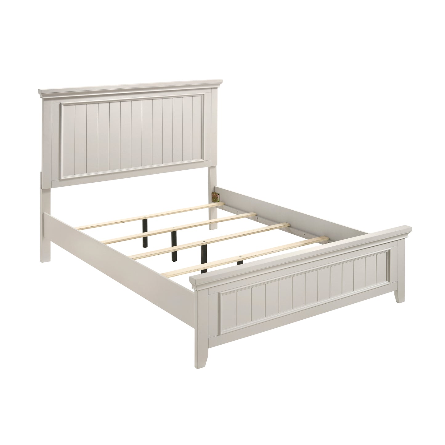 Homelegance Queen Bed Donahue White Finish 1581-1
