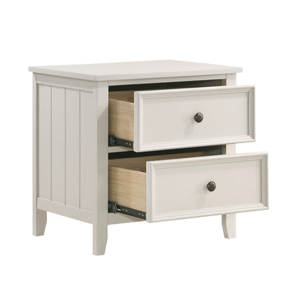 Homelegance Nightstand Donahue White Finish 1581-4