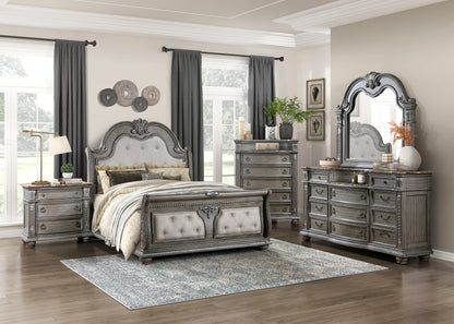 Homelegance Chest Bennington Gray Finish with Marble Top 1583-9