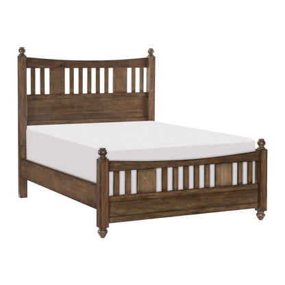 Homelegance Queen Bed Brevard Light Brown Finish 1584-1