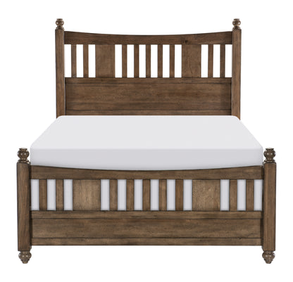 Homelegance Queen Bed Brevard Light Brown Finish 1584-1